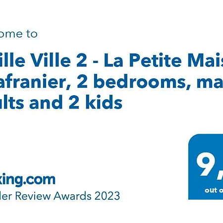 Vieille 2 - La Petite Maison A Safranier, 2 Bedrooms, Max 4 Adults And 2 Kids Apartment